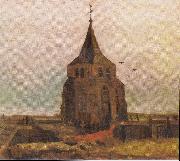 Vincent Van Gogh Old Church Tower at Nuenen oil painting picture wholesale